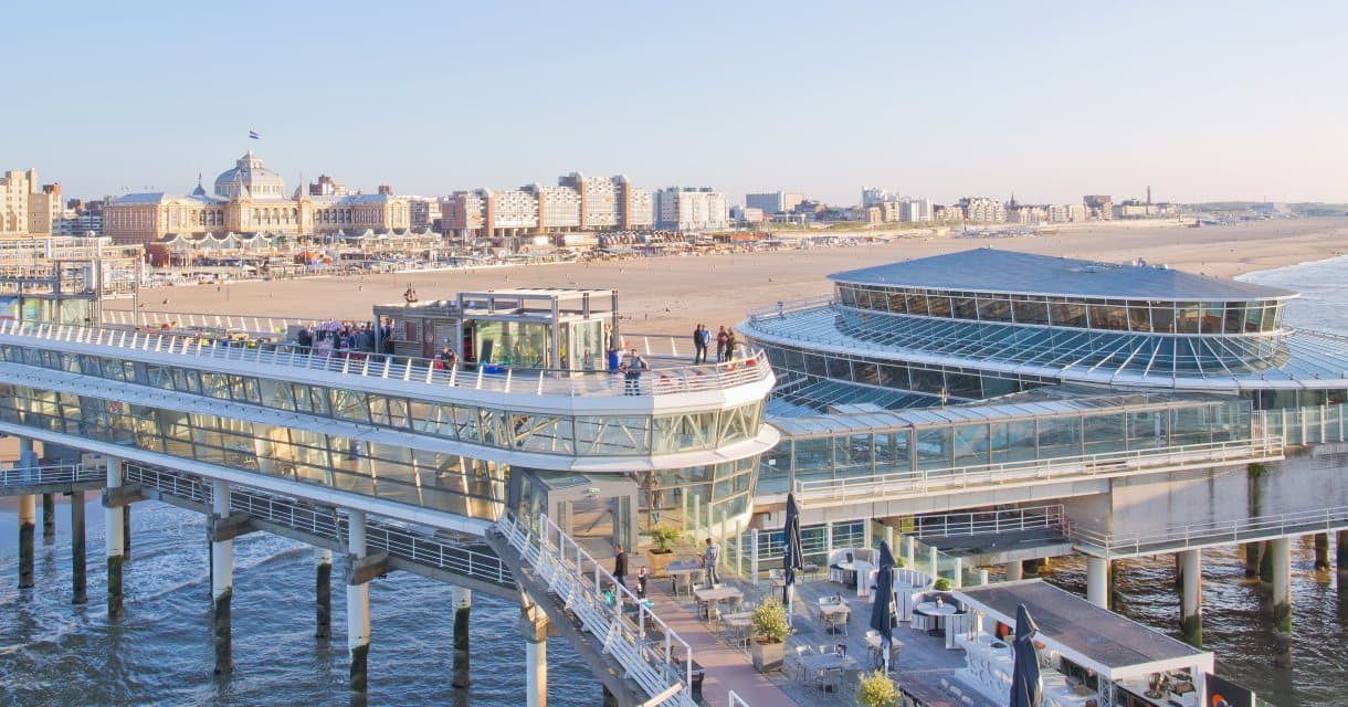 Fun at Scheveningen Beach, Netherlands